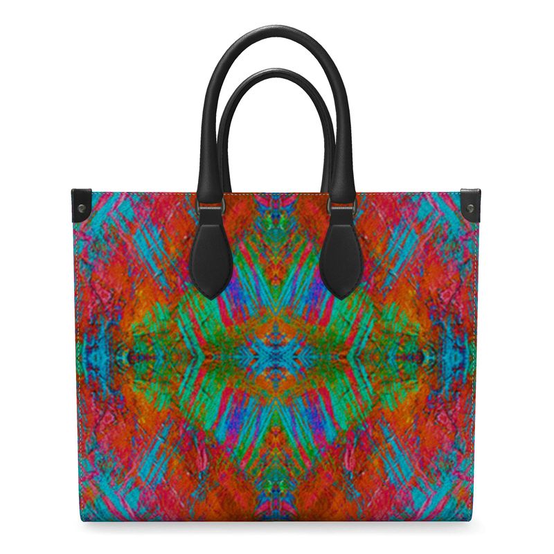Good Vibes Low Tides Luxury Leather Shopper Bag