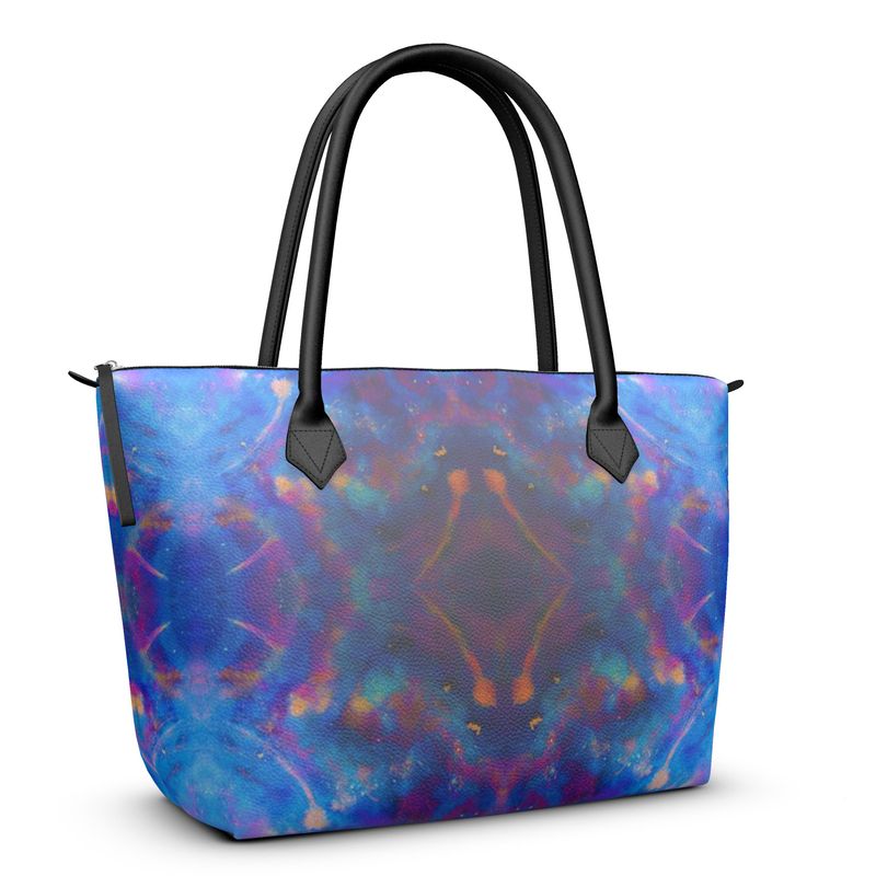 Two Wishes Cosmos Luxury Zip Top Handbags