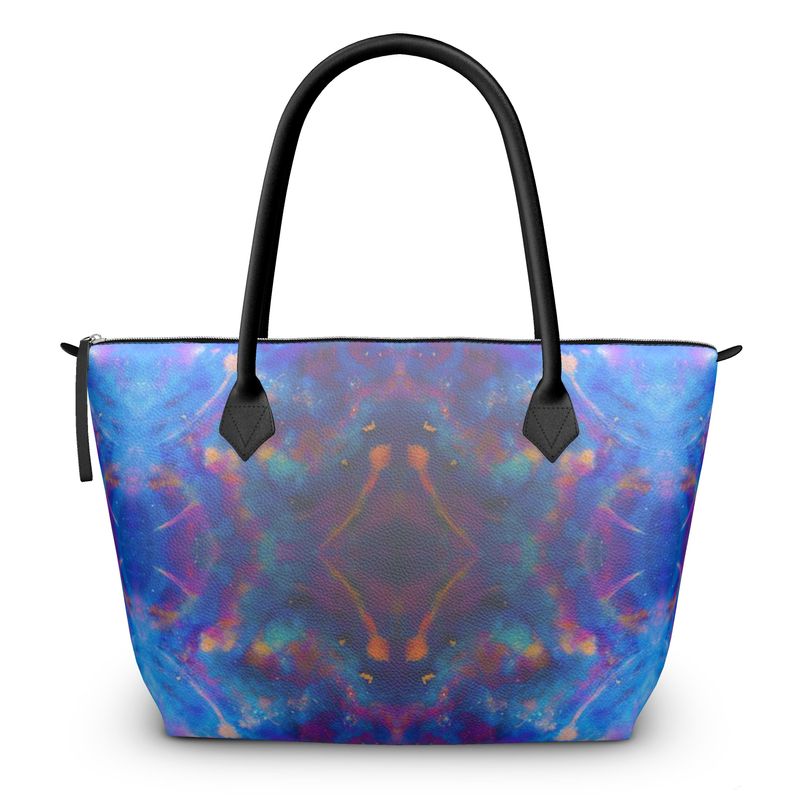 Two Wishes Cosmos Luxury Zip Top Handbags
