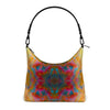 Two Wishes Sunburst Cosmos Luxury Square Hobo Bag