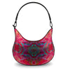 Two Wishes Red Planet Cosmos Luxury Curve Hobo Bag