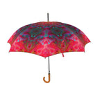 Two Wishes Red Planet Cosmos Luxury Umbrella