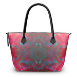 Two Wishes Red Planet Cosmos Luxury Zip Top Handbags