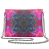 Two Wishes Pink Starburst Cosmos Luxury Crossbody Bag With Chain