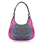Two Wishes PInk Starburst Cosmos Luxury Mini Curve Bag