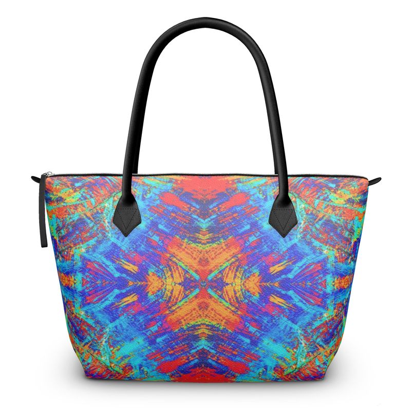 Good Vibes Barbara Ann Luxury Zip Top Handbags