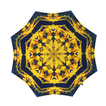 Golden Klecks Moths Luxury Umbrella