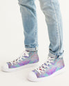 Pareidolia XOX Lilac Men's Hightop Canvas Shoe
