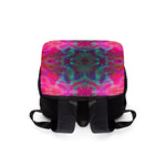 Two Wishes Pink Starburst Cosmos Casual Shoulder Backpack