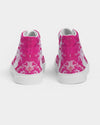 Pareidolia XOX Western Pink Men's Hightop Canvas Shoe