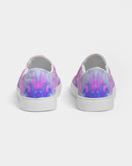 Pareidolia XOX Lavender Men's Slip-On Canvas Shoe