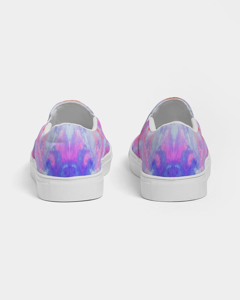 Pareidolia XOX Lavender Men's Slip-On Canvas Shoe