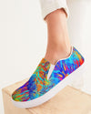 Meraki Rainbow Heart Women's Slip-On Canvas Shoe