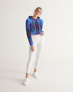 Two Wishes Cosmos Women's Cropped Hoodie