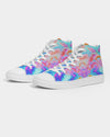 Pareidolia Neon Cloud City Women's Hightop Canvas Shoe