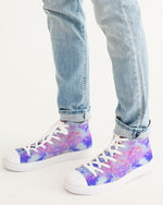 Pareidolia Cloud City Lavender Men's Hightop Canvas Shoe