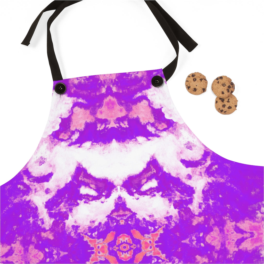 Pareidolia XOX Western Purple Apron