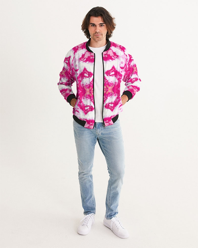 Pareidolia XOX Western Pink Men's Bomber Jacket