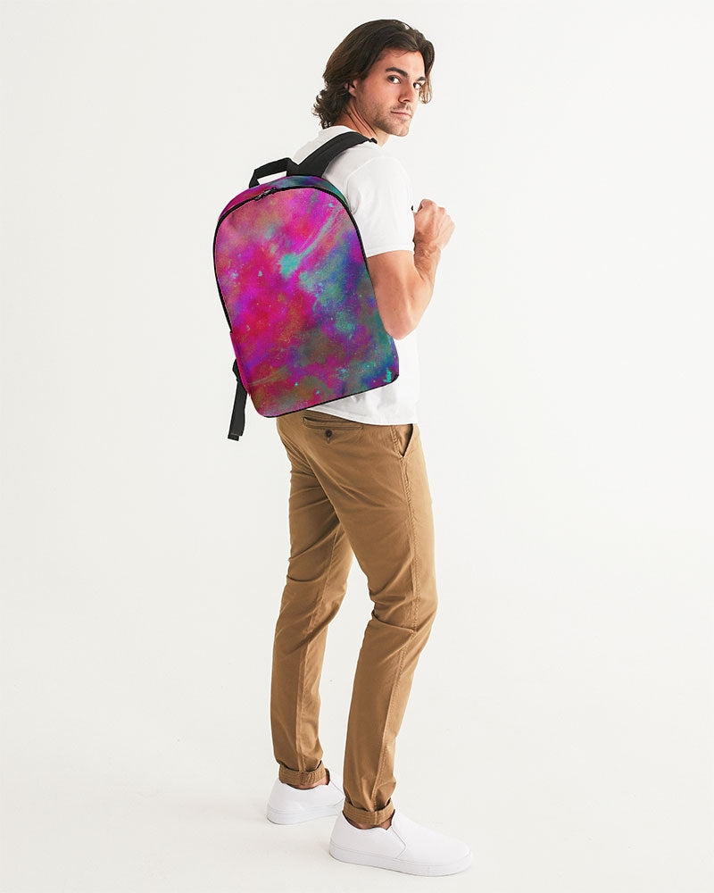 Two Wishes Pink Starburst Large Backpack
