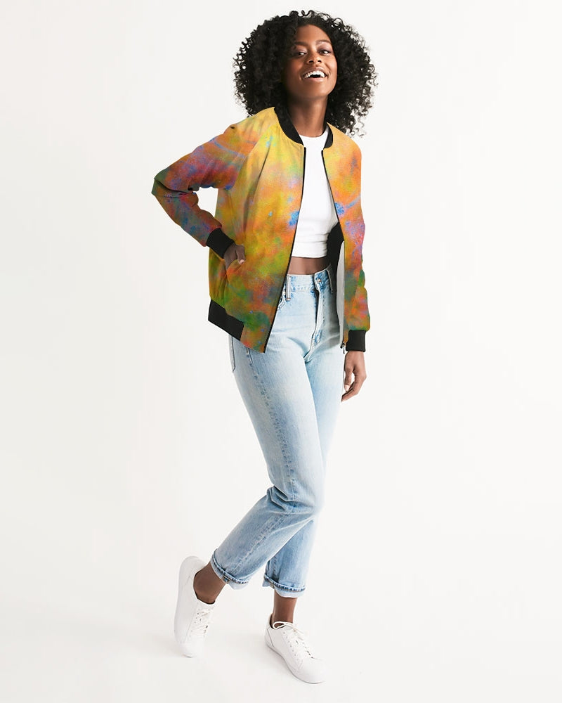 Two Wishes Sunburst Women's Bomber Jacket