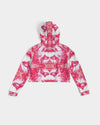 Pareidolia XOX Western Red Women's Cropped Hoodie