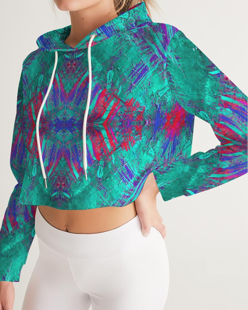 Good Vibes Pearlfisher Women's Cropped Hoodie