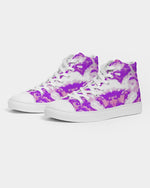 Pareidolia XOX Western Purple Men's Hightop Canvas Shoe