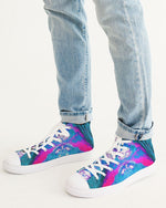 Tiger Queen Iced Men's Hightop Canvas Shoe