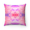 Pareidolia XOX Cotton Candy Square Pillow