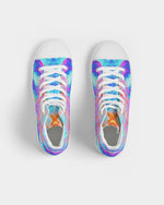 Pareidolia Neon Cloud City Women's Hightop Canvas Shoe