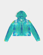 Pareidolia Cloud City Electric Women's Cropped Hoodie