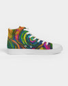 Hypnotic Frogs Sun Men's Hightop Canvas Shoe