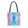 Pareidolia Neon Cloud City Tote Bag