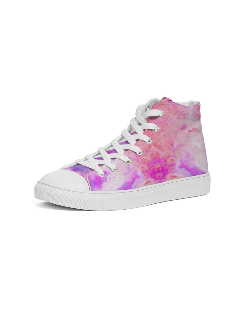 Pareidolia Cloud City Cotton Candy Women's Hightop Canvas Shoe