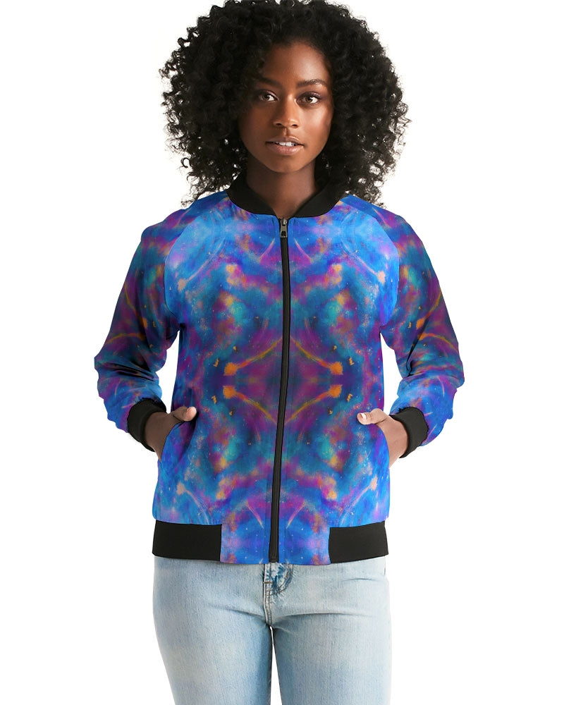 Two Wishes Cosmos Women's Bomber Jacket