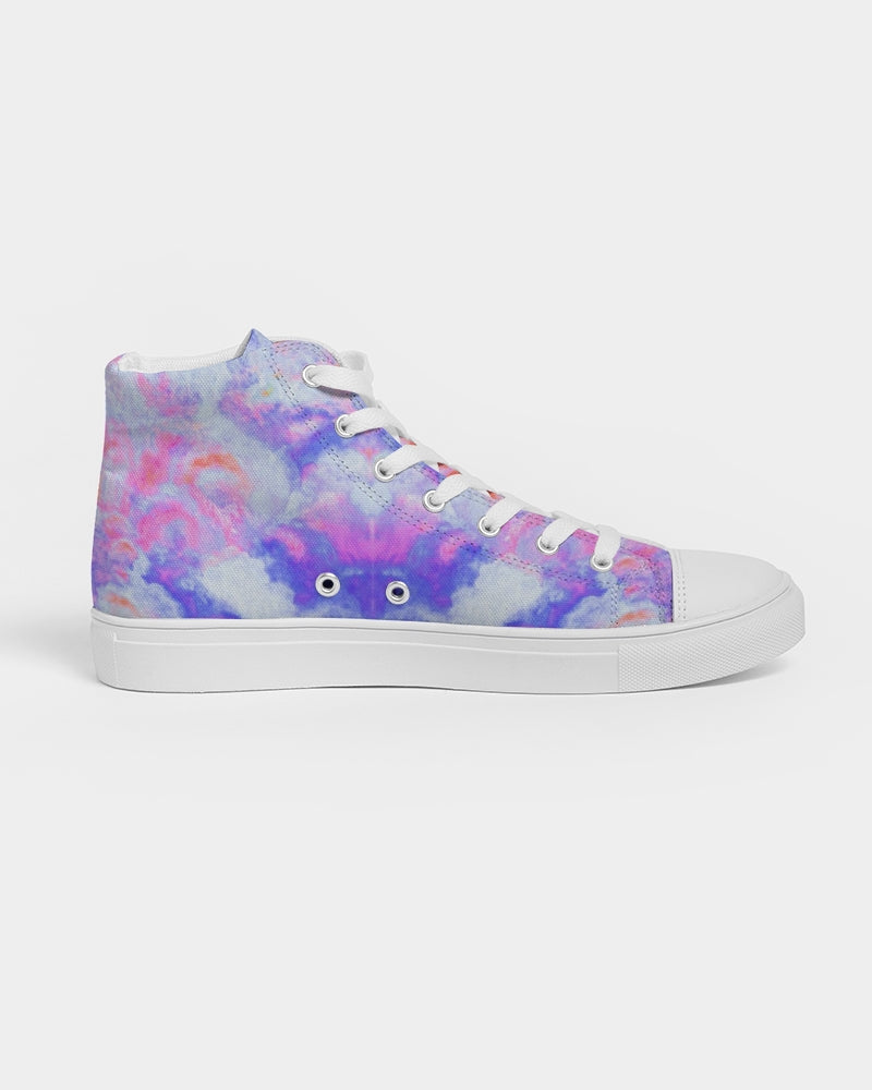 Pareidolia XOX Lavender Men's Hightop Canvas Shoe