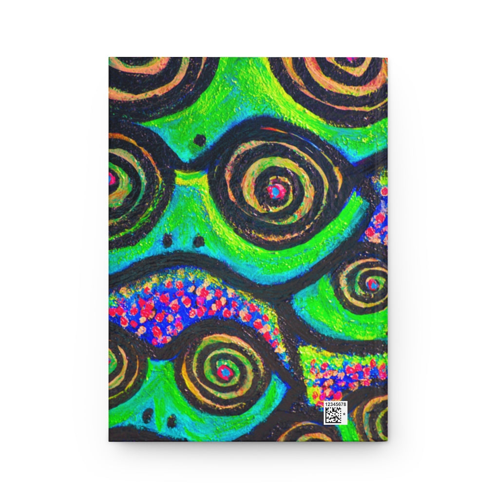 Confetti Frogs Lime Green Jelly Journal Matte