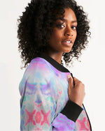 Pareidolia XOX Lilac Women's Bomber Jacket