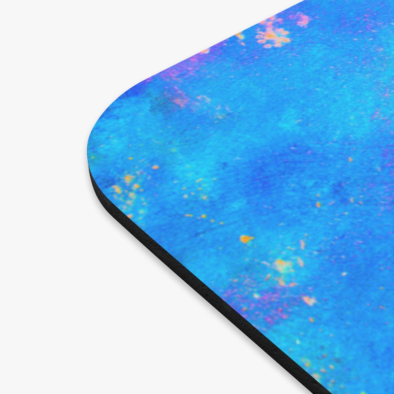 Two Wishes Green Nebula Mouse Pad (Rectangle)