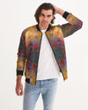 Two Wishes Sunburst Cosmos Men's Bomber Jacket