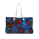Stained Glass Frogs Weekender Bag