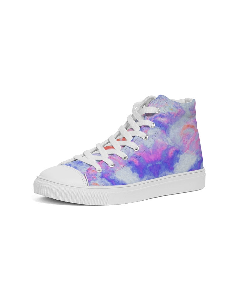 Pareidolia XOX Lavender Men's Hightop Canvas Shoe