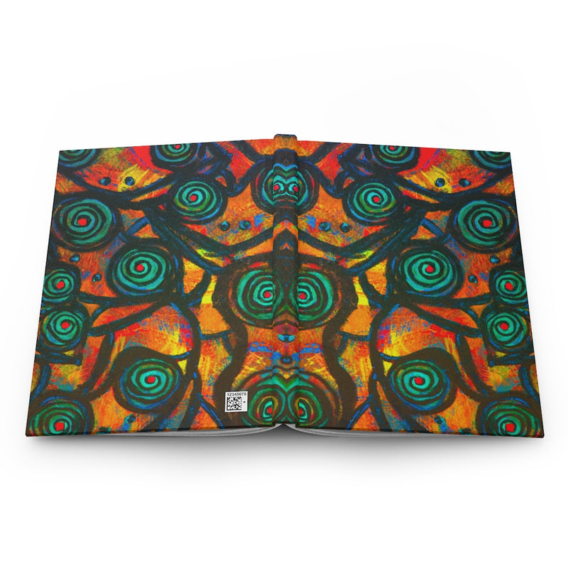 Stained Glass Frogs Sunset Journal Matte