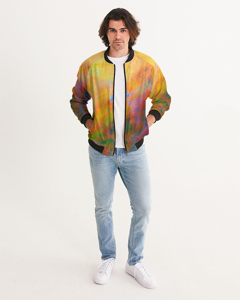 Two Wishes Sunburst Men's Bomber Jacket