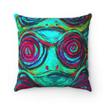 Hypnotic Frogs Cool Square Pillow - Fridge Art Boutique