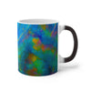 Two Wishes Green Nebula Color Changing Mug