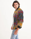 Two Wishes Sunburst Cosmos Men's Bomber Jacket