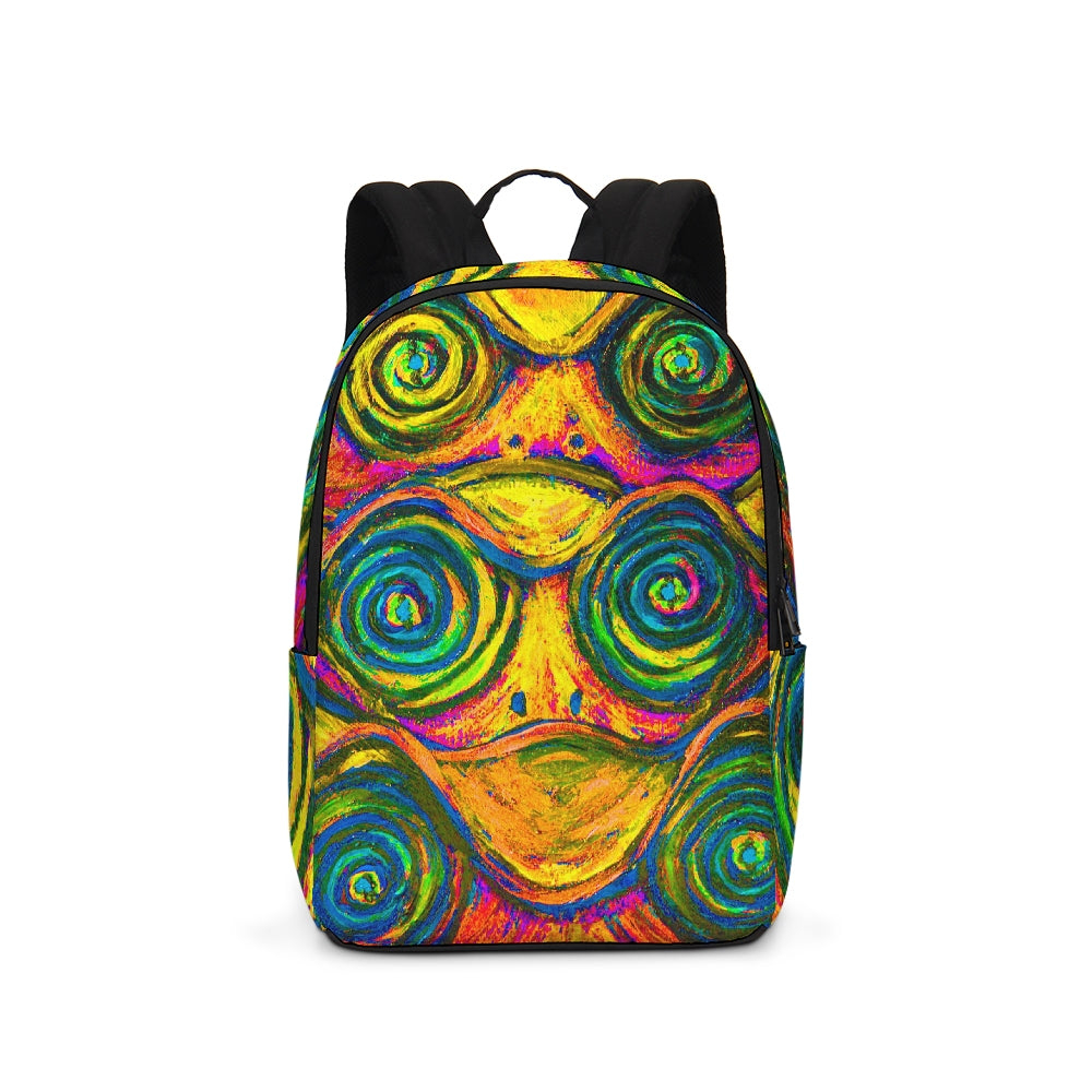 Hypnotic Frogs Sun Large Backpack