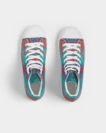 Good Vibes Fire And Ice Women's Hightop Canvas Shoe