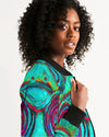 Hypnotic Frogs Cool Women's Bomber Jacket